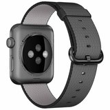 Curea iUni compatibila cu Apple Watch 1/2/3/4/5/6/7, 42mm, Nylon, Woven Strap, Electric Gray