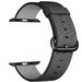 Curea iUni compatibila cu Apple Watch 1/2/3/4/5/6/7, 42mm, Nylon, Woven Strap, Electric Gray