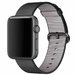 Curea iUni compatibila cu Apple Watch 1/2/3/4/5/6/7, 38mm, Nylon, Woven Strap, Electric Gray